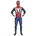Produktbild QQWE Spiderman Kostüm PS4 Spiel Spider-Man Cosplay Kostüm Prop Bodysuit Overalls Attire Movie Party Hero Kampfanzug,A-L
