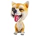 Produktbild Vosarea Wackelkopf Hund Wackelfiguren für Auto Armaturenbrett Dekoration (Akita Hund)