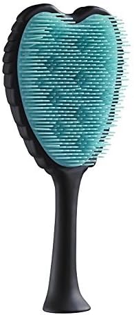 Hair Angel Tangle Xtreme Soft Touch Brush, Black/ Neon Turquoise