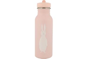 Trixie Baby - Gourde pour Enfants en Acier Inoxydable 500ml - Mrs. Rabbit (Lapin)
