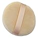 Brightake 3pcs Round Shaped Powder Puff Soft Makeup Cosmetic Sponge - Beige