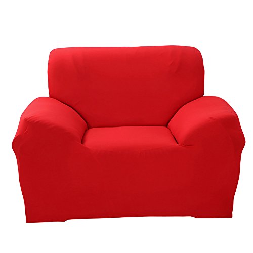 Paramount City - Copri poltrona/divano in tessuto elastico, Bright Red, 1 seater:90-140cm