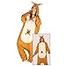 Produktbild Känguru Pyjama Kostüm für Erwachsene Overall Tierkostüm Australien Jumpsuit M - L, Größe:L