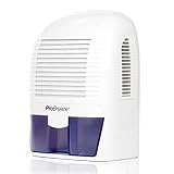 Pro Breeze TM 1500 ml Compacto y portátil Mini Deshumidificador contra humedad, suciedad y moho en casa, en la cocina, el Dormitorio, caravanas, Oficina y Garaje