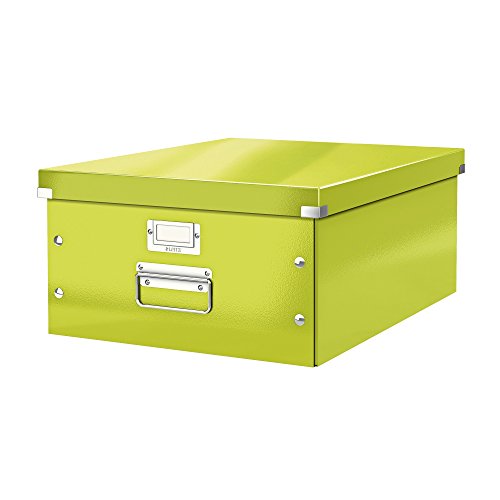 Leitz, Große Aufbewahrungs- und Transportbox, Grün, Für A3, Click & Store, 60450064