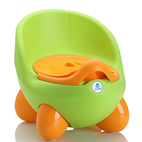 Lil' Jumbl Baby Egg Potty - Perfect Mommy's Helper for Potty Training - Green