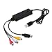 Produktbild IIEasy Audio Video Grabber USB 2.0 -S-Video / Composite auf USB 2.0 Video Grabber / VHS auf DVD Video Capture Card für Windows 10 und Mac OS 10.12