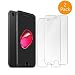 M.G.R (Pack of 2) [ Apple iPhone 7 ] Tempered Glass Screen Protector with 0.3mm Ultra Slim 9H Harness, 2.5D Round Edge, Crystal Clear & Alcohol wet and dry cloth pad RS.180.00