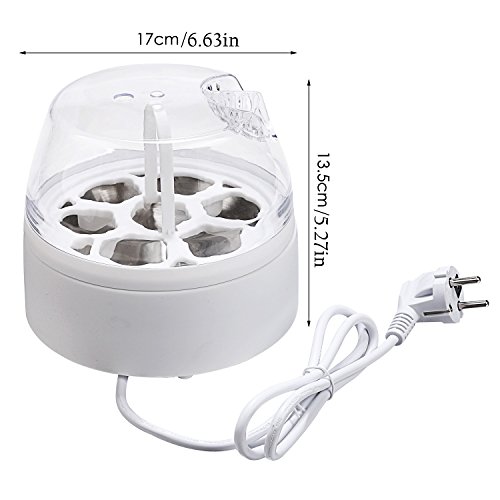 Homdox Eierkocher Edelstahl 1 – 7 Eier 400 Watt, Automatische Abschaltung und Wasserstandsanzeige, Weiß, Multifunktions Elektro Ei Kessel - 7