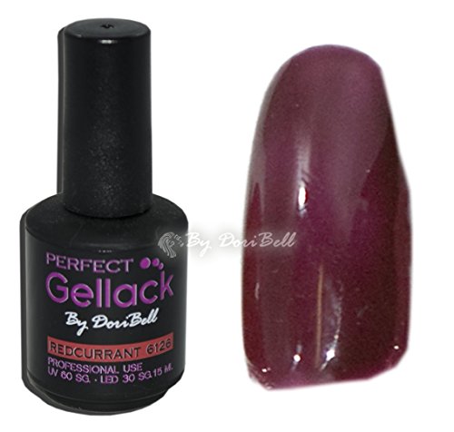 By DoriBell ® Esmalte Permanente Uñas Perfect Gellack 6126 Red Currant 15ml.
