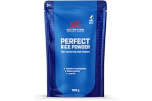 ‎XXL NUTRITION XXL Nutrition - Perfect Reis Pulver - Rice Powder, Komplexe Kohlenhydrate aus 100% Brauner Basmatireis, Weight Gainer Zusatz, Mahlzeitenersatz - 1000 Gramm