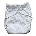 Newborn Dot Printed Cloth Diapers Reusable Nappy Washable Inserts Snap Cover White
