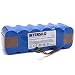 Produktbild INTENSILO Akku passend für Ariete Briciola 2711 Haushalt Saugroboter ersetzt LP43SC2000P (4500mAh, 14.4V, NiMH)