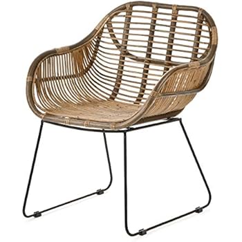 Amazon.de: animal-design RATTANSTUHL Rattan-Stühle Korb-Stuhl Korb