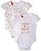 Pumpkin Patch Baby-Girls 2Pk Bodysuits Bodysuit, Bright White, 12-18 Months