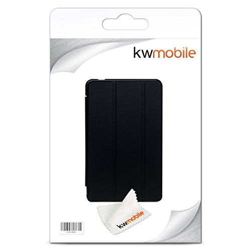 kwmobile Hülle für Asus Fonepad HD 7 ME372CG – Smart Cover Case Tablet Schutzhülle Kunstleder – Ultra Slim Tabletcase Schwarz - 7