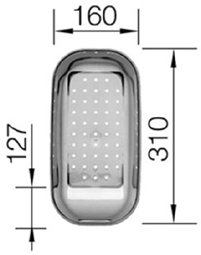 Blanco 214 443 Resteschale Kunststoff transparent grau Zubehör Spülbecken Küche - 2