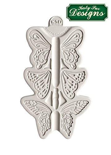 Schmetterling Trio – Katy Sue Designs Silikonform für Tortendekorationen Cupcakes Fondant und Zuckerwaren - 2