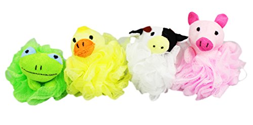 COM-FOUR Duschk Näule Bath Knot Bath Sponge