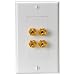 Produktbild Dayton Audio wp-4b Wanddose Vier Banana/Binding Post