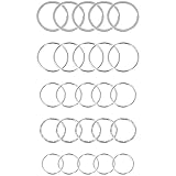 Sortiment Stahl-Ringe in verschiedenen Größen