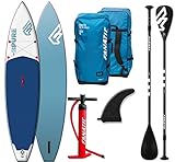 Komplett-SET Fanatic Pure Air Touring inflatable SUP 11.6 Stand up Paddle Board mit Pure Paddel 2018