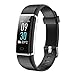 Produktbild HECHEN Fitness-Armband-Farbdisplay - IP67 Wasserdichtes Herzfrequenz-Smart-Armband - Für iOS.Android. Samsung usw,Black