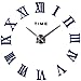 Produktbild AVHSA Wanduhr Quarz Wohnzimmer Uhr Modernes Design Uhr Spiegel 3D Aufkleber F