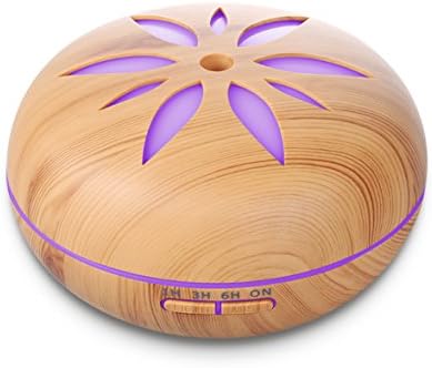 Diffuser, Aroma Diffuser 550ML Well Designed Aromatherapy Diffuser Room Humidifier Ultrasonic with 7 LED Color Changing, Low Water Protection, Fragrance Diffuser Essential Oil Diffuser Humidifier for Living Room, Kids Room, Bedroom, Baby, SPA, Office