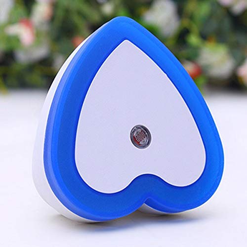 WeishenG affidabile Controllo del sensore di Luce Notturna Mini Europa Plug Novity Square Bedroom Lamp(None BL)
