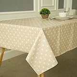 tischdecke rund 180 weihnachten FALTENFREI, ABWASCHBAR & SCHIMMELFREI: Kein Waschen oder bügeln nötig. Diese Tischdecke ist faltenfrei, leicht abwaschbar und durch das Material absolut schimmelfrei.