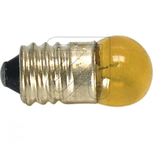 Ersatz 10 Stück Kugellampe E10 gelb 3,5V 0,2 A Glühlampe Glühbirne