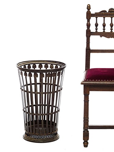 Nostalgie Schirmständer Eisen Korb Papierkorb antik Stil umbrella stand iron - 3