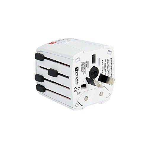 SKROSS Reiseadapter MUV Micro Steckdoseneingang für: Euro, USA/Japan, Australien/China, UK - 9