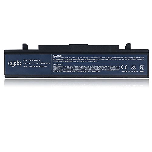 AGDA®New 5200mah Battery for Samsung AA-PB9NC6B AA-PB9NS6B R428 R519 R520 R522 R540 R580 R730 R780 NP-E3415 NP-E3510 NP-E352 NP-E3520 NP-E372 NP-E452 11.1 5200mah 58WH Black 18 month warranty