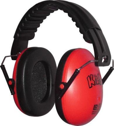 Edz Kidz Ear Defenders (Fire Red)