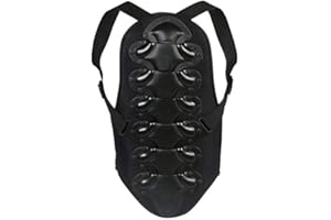 BI ESSE Paraschiena Moto protezione schiena protezione moto, traspirante, armatura regolabile, protettivo per motociclisti, ideale per motocross bici, sci, snowboard,downhill