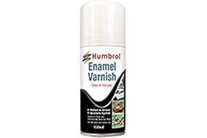 Humbrol Matt Spray Paint - AD6998 Enamel No 49 Varnish 150ml - Model Paints for Plastic Kits, Fast-Drying Modelling Paint for Crafting Surfaces Including Plastic, Fabric, Glass, Wood & Metal Models