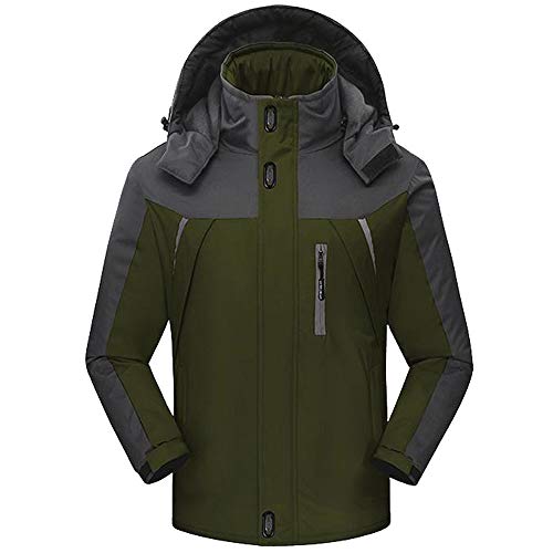 Preisvergleich Produktbild Daunenjacken Herren UFODB Daunenmantel Männer Wetterschutzjacke Wintermäntel Baumwollmantel Allwetterjacke Langmantel Winterjacken Kapuzenmäntel Tops