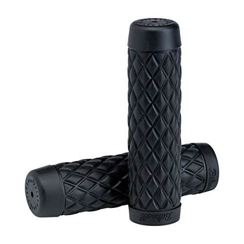 Biltwell Handle Bar Grips Torker Black 1 Inch 25 mm Harley, Honda, Yamaha, Kawasaki, Triumph, Suzuki Motorbikes
