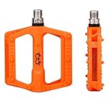 Pedali Ciclismo da Bicicletta 9/16' MTB Leggero Arancione