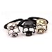 Tinksky Women Girls Hair Tie Rope Rubber Bands Elastic Ponytail Holders Pack of 3 (Random Color)