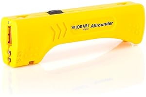 JOKARI®original Entmanteler Allrounder zum Abisolieren von Flach- und Rundkabeln 4-15mm Ø