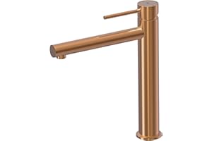 Essebagno Luisa mitigeur lavabo haut cuivre brossé