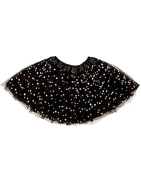 Dancina Mädchen Tüllrock Tutu Ballettrock Glitzer Sterne