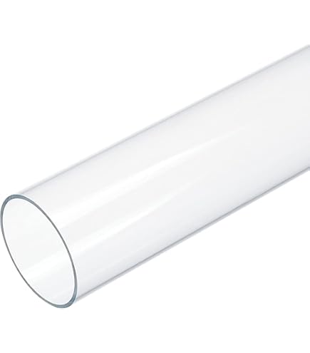 Tube De Stockage Transparent En Polycarbonate – Longueur 20 Cm, Diamètre 5,5 Mm, Avec Bouchons, Pour Perles, Boutons, Artisanat - 7