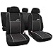 Produktbild 4u AUTO Auto4U| Maß Schwarz | Set Komplettset | Sitzbezüge Sitzbezug Schonbezug Schonbezüge Autoschonbezug Autositzbezug Sitzauflagen Sitzschutz Gallante VIP