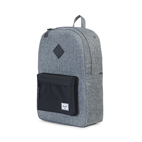 Herschel Heritage Rucksack  46 cm  21 5 L  Grey Black