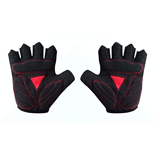Trendyest winter gloves for women 2pcs Half Finger Cycling Skull Fishing Gloves Breathable Anti-Slip Gloves