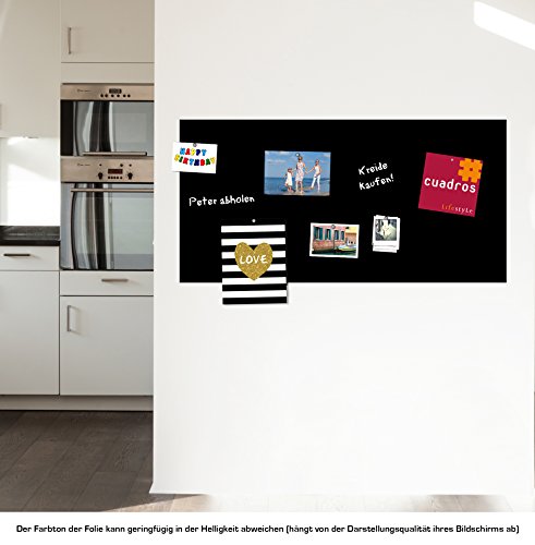 selbstklebende magnetische Tafelfolie 50×100 – schwarz – - 3